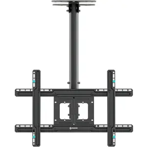 Потолочное крепление для ТВ ONKRON 32"–80" (81–203 см), макс. 68,2 кг, наклон -5–15°, поворот -30–30°, VESA 100x100–600x400, чёрное