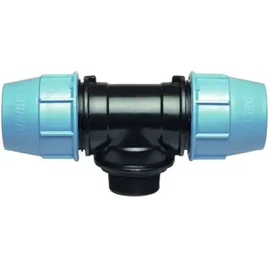 Unidelta тройник редукционный PE GZ PE 25 мм x 1/2" x 25 мм – сантехническое соединение