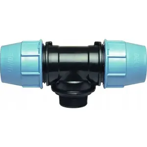 Unidelta тройник редукционный PE с наружной резьбой 32 x 1" x 32, модель 603532