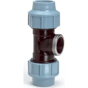 Тройник редукционный Unidelta PE GW PE 50x5/4"x50 — полиэтиленовый фитинг