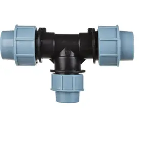 Invena reduction tee PE pipe fitting PE-25/20 for plumbing (MPN PE-63-025)