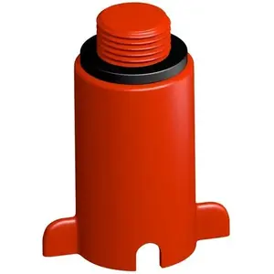 Заглушка для проверки герметичности 3/4" красная, 100 шт., TiA F-2069590