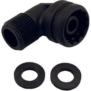 Angle Connection Fitting BWT Flex M 3/8 — elbow coupling for water systems