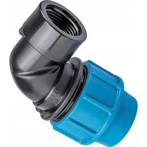 ALFA RK elbow PE female thread 40 x 1 — plumbing fitting for polyethylene pipes