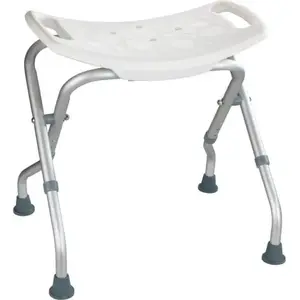 Folding Step Stool Wenko Secura 53.5 x 44.5–48 cm white