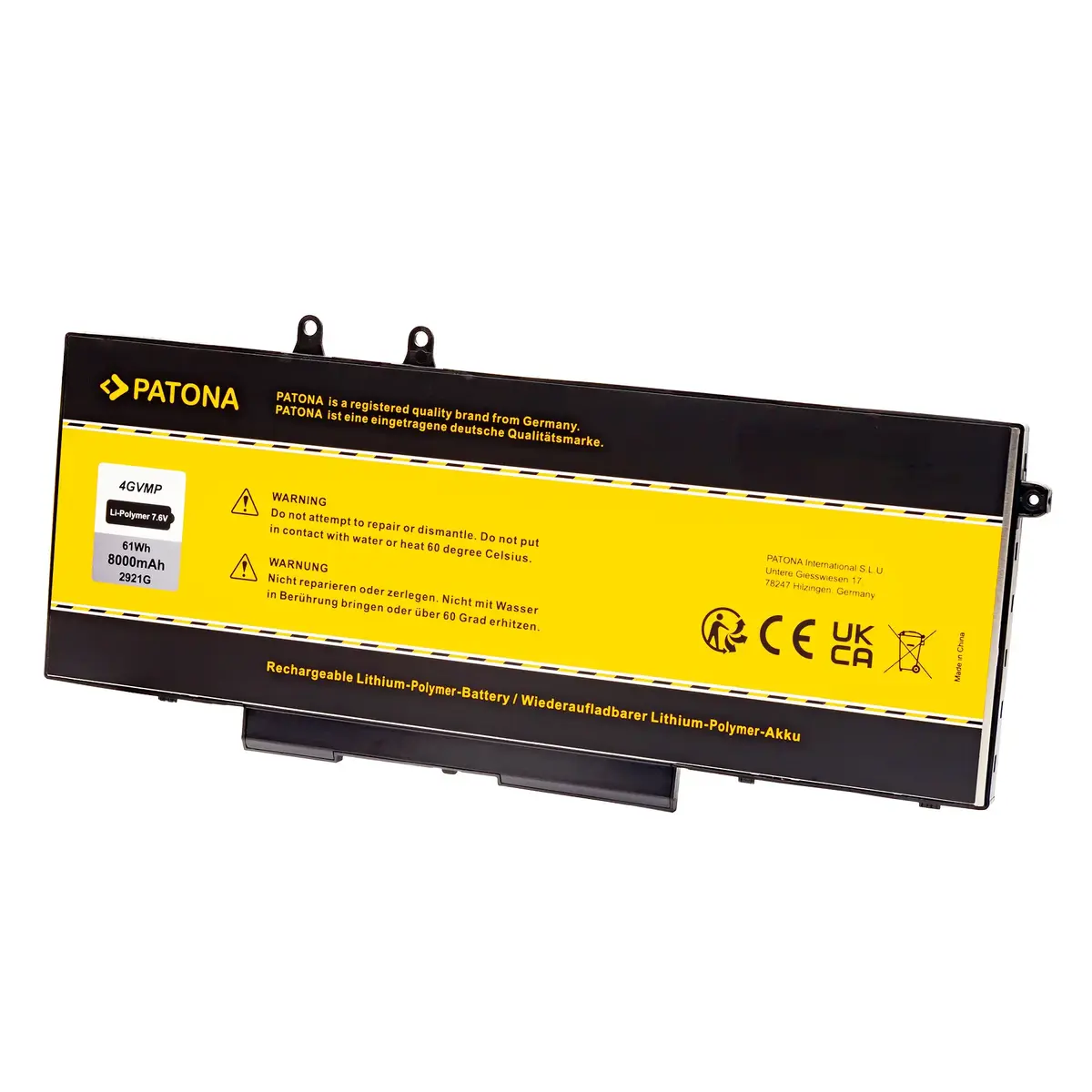 Аккумулятор PATONA 2921 для Dell Latitude/Precision Photo 2