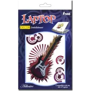 Sticker BOO laptop decoration Guitar (NBA 2119) vinyl decal for laptops and devices