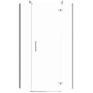 Shower enclosure pentagonal CERSANIT City 90×90×195 cm right-hand glass transparent