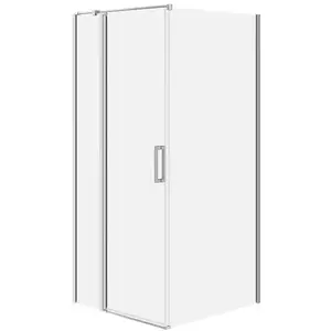 Набор для душевой кабины CERSANIT MODUO C106 левый шарнир 90×80×195 см прозрачное стекло