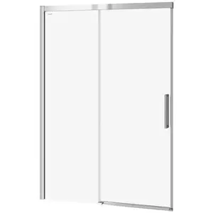 Shower sliding door CERSANIT CREA 140×200 cm transparent glass (model S159-008)