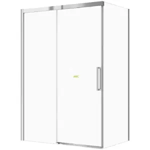 Душевая кабина CERSANIT Crea раздвижная 140×80×200 см, прозрачное стекло