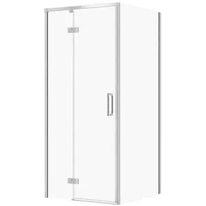 Душевая кабина CERSANIT SET C102 левый шарнир, прозрачное стекло 90×80×195 см, хром