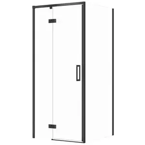Shower enclosure CERSANIT SET B855 cabin, left-hinged door, transparent glass, 80×80×195 cm