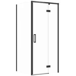 Душевая кабина CERSANIT SET C97 правая петля черная 80×90×195 см стекло
