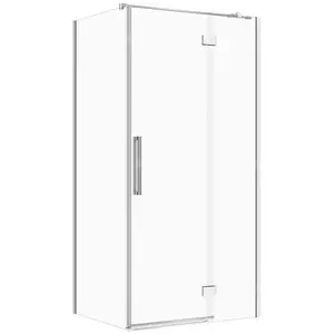 Shower enclosure CERSANIT SET B841 right hinge 100×80×200 cm transparent glass