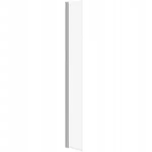Shower Walk-in movable glass panel CERSANIT MILLE walk-in 30x200 cm chrome (S161-009)