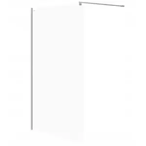 Shower walk-in enclosure CERSANIT MILLE 120x200 cm chrome (S161-002)