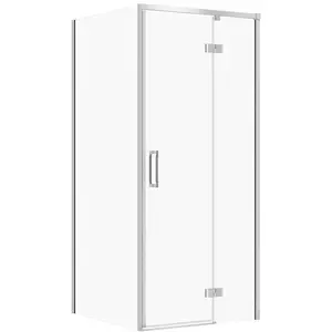 Душевая кабина CERSANIT SET B849 правая петля, хром, стекло, 80×80×195 см