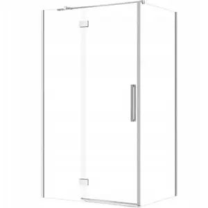 Shower enclosure CERSANIT SET C92 left hinge 120x80x200 cm glass clear