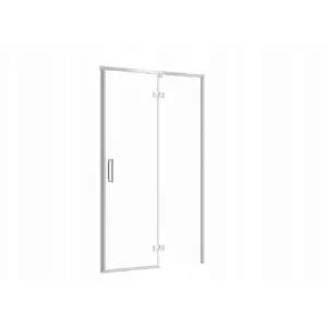 Дверь на петлях для душевой кабины CERSANIT LARGA хром 120×195 см правая (S932-118)