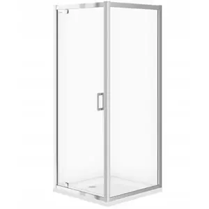 Душевая кабина комплект CERSANIT ARTECO квадратная 80x80x190 см с поддоном TAKO 80x4 см (S601-115)