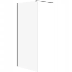 Walk-in shower enclosure CERSANIT MILLE chrom 90x200 cm transparent glass S161-006