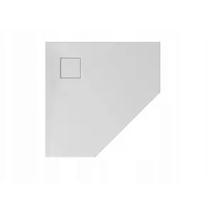 Shower Tray CERSANIT TAKO SLIM 80x4 five‑sided set with siphon S601-130