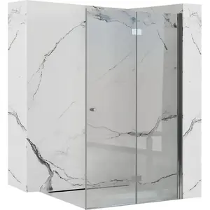Shower cabin door module REA Fold 100 transparent — REA REA-K7439