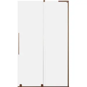 Walk-in shower door Radaway Furo SL Walk-in Drzwi 638 right brushed copper / clear