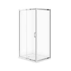 Душевая кабина CERSANIT ARTECO S157-011 раздвижная 100x80x190 см прозрачное стекло