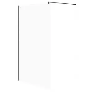 Shower walk-in enclosure CERSANIT MILLE S161-004 120x200 cm black
