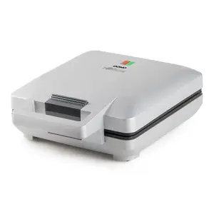 Вафельница Domo DO9251W — 4 круглые вафли, 1600 Вт, серый