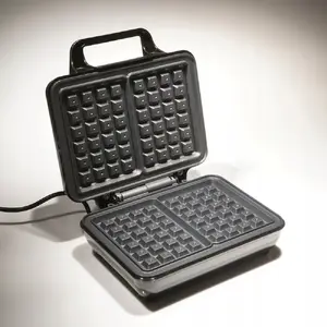 Waffle Maker Tiross TS-1385 — electric household waffle iron, compact countertop design