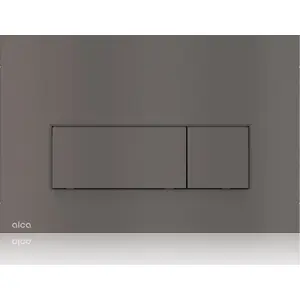 Кнопка смыва M57-GM-M ALCA THIN gun metal матовая — настенная активация унитаза