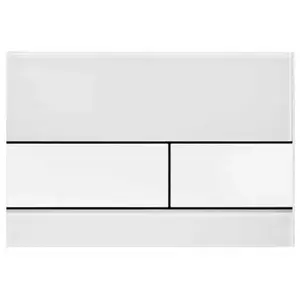 Flush button TECE Square for WC white model 9.240.800