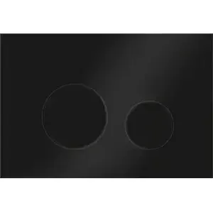 Flush button KK-Pol M11 black (model SPP/145/0/K) for toilet cisterns