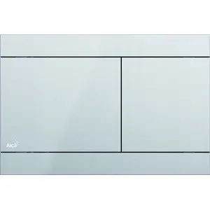 Накладная кнопка управления ALCADRAIN FUN-INOX нержавеющая сталь полуматовая для скрытых систем