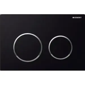 Flush button GEBERIT Omega 20 for WC black, model 115.085.KM.1