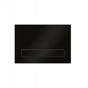 KK-Pol M16 flat button plate, flush with tile surface, matte black