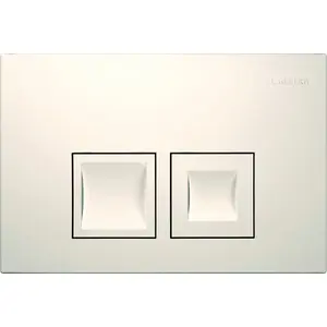 Flush button GEBERIT Delta35 front actuation, white-alpine, model 115.135.11.5