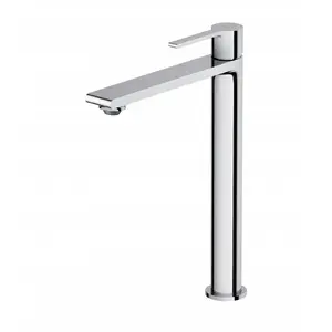 Раковинный смеситель CERSANIT VIRGO S951-588 высокий монтаж на столешку, хром