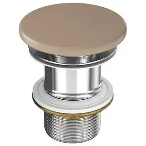Ceramic basin plug without overflow CERSANIT COAR1010507022, brown matte
