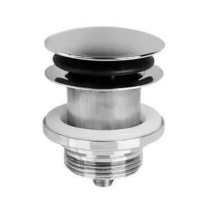 Sink pop-up waste McAlpine automatic click-clack 5/4" large chrome CWP60-CB