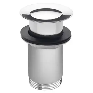 Vannas aizbāznis FERRO automātiskais klik-klak 5/4" mazs hroms S283B
