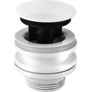 Слив для раковины McAlpine CWP60CB-WH белый с резьбой 5/4"