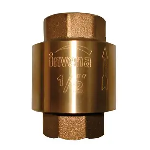 Обратный клапан INVENA YORK 1/2" латунный запирающий элемент ZZ-14-015