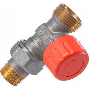 Thermostatic straight valve Comap D3805E 1/2" with presetting (MPN 380924)
