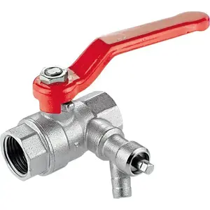 Кран шаровой с дренажным краном Perfexim 1" модель 01-303-0250-000