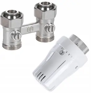 Connection kit (straight) IMI TA VKO straight module with cones and thermostatic head