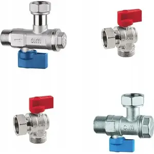 Angle valve set for gas boilers Top-Therm Z-KIT-08-U — 4 pieces, 3/4" with filters